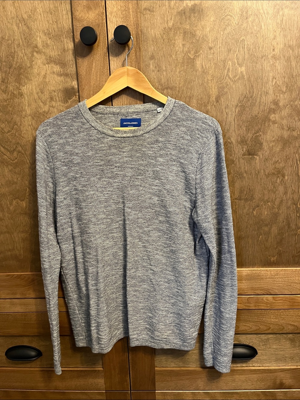 Jack & Jones Light Heather Gray Crewneck Sweater